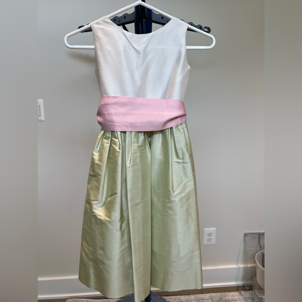 Susanne Lively Designs Silk dress with sash